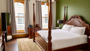 Premium bedding, pillow-top beds, individually decorated