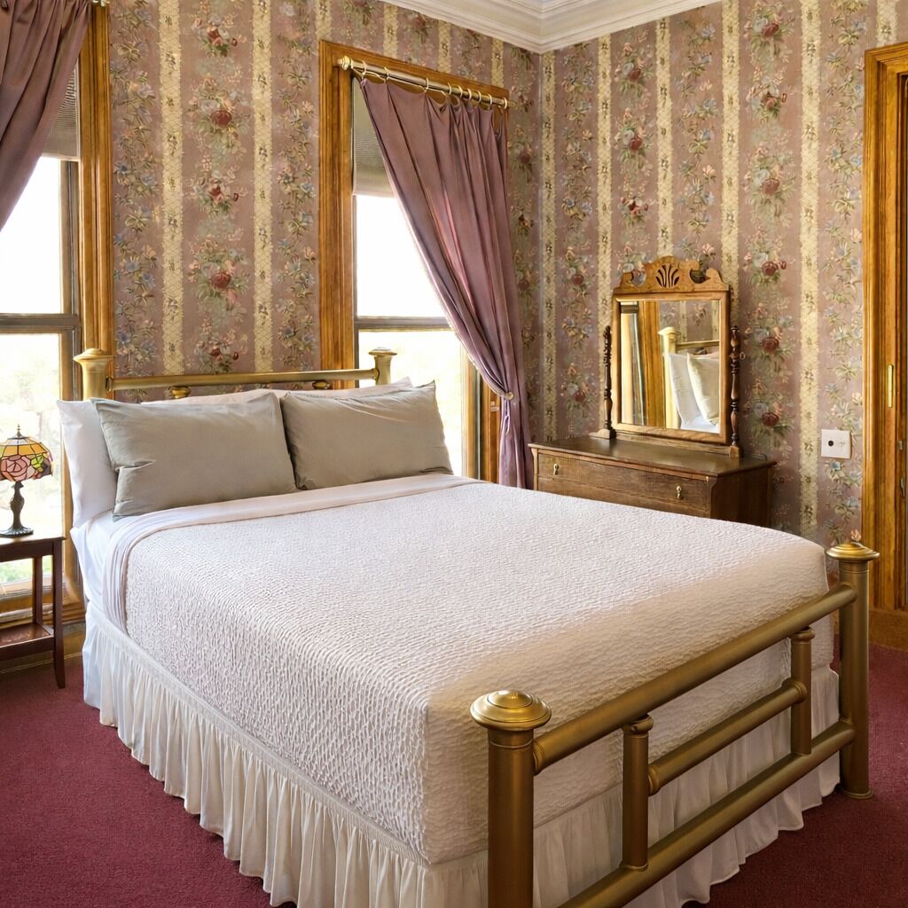 Zimmer, 1 Queen-Bett, Kamin (6)