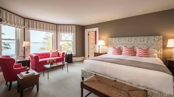 Frette Italian sheets, premium bedding, down duvets, pillow-top beds