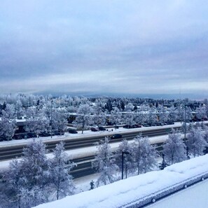 Blick von der Unterkunft
