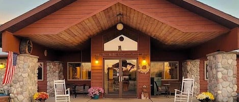 Voorkant van accommodatie