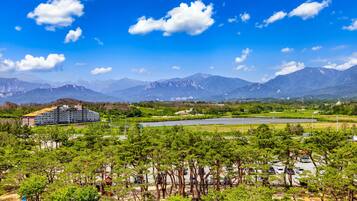 Vista frontal de la propiedad