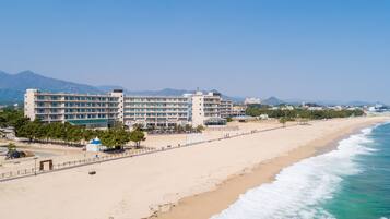 Private beach nearby