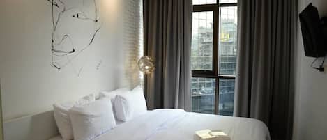 Habitació doble superior | Caixa forta a l'habitació, wifi gratuïta i roba de llit