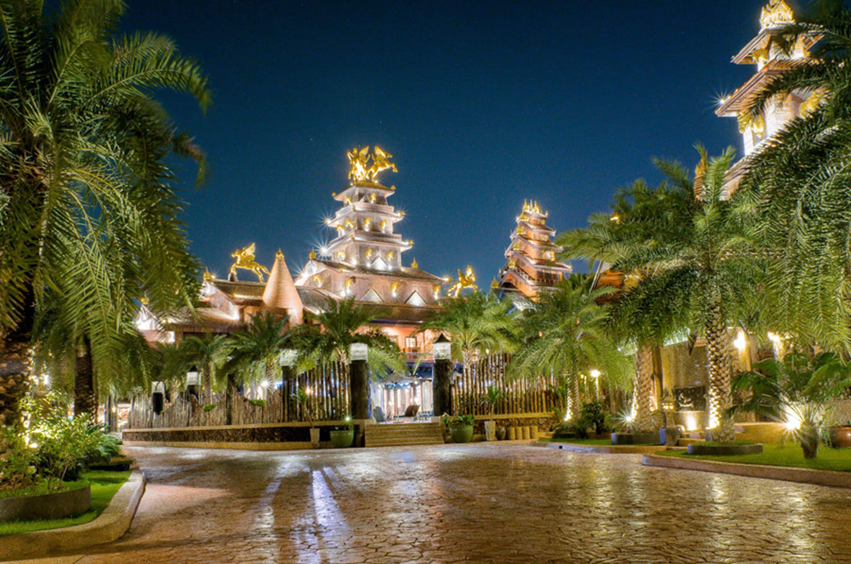 front of property – evening/night