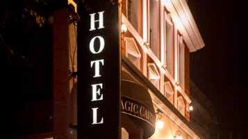 Front of property – evening/night