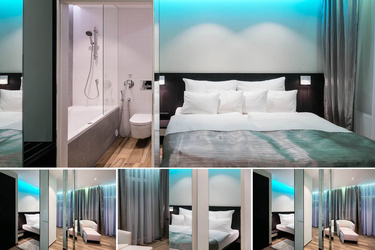 design double room (with whirlpool) | premium bedding, minibar, in-room safe, desk