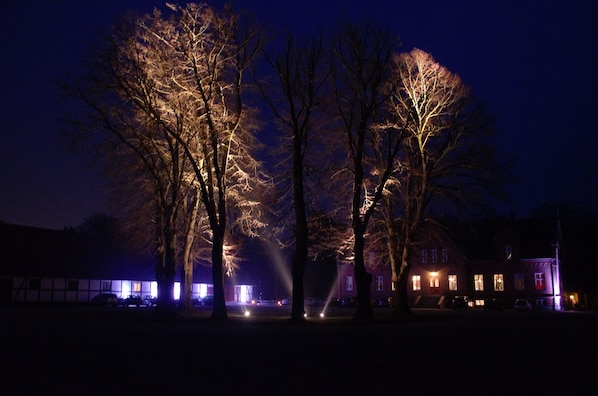 Front of property - evening/night