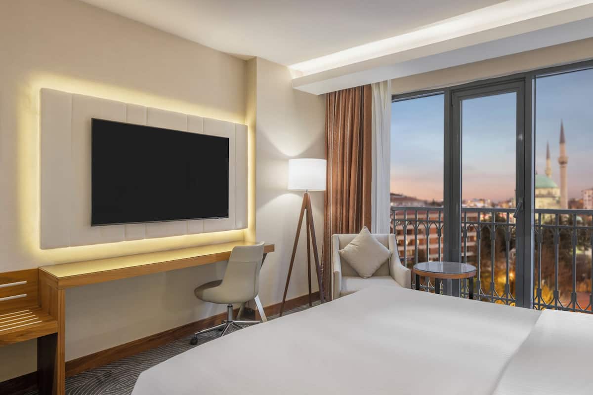 Ropa de cama de alta calidad y minibar