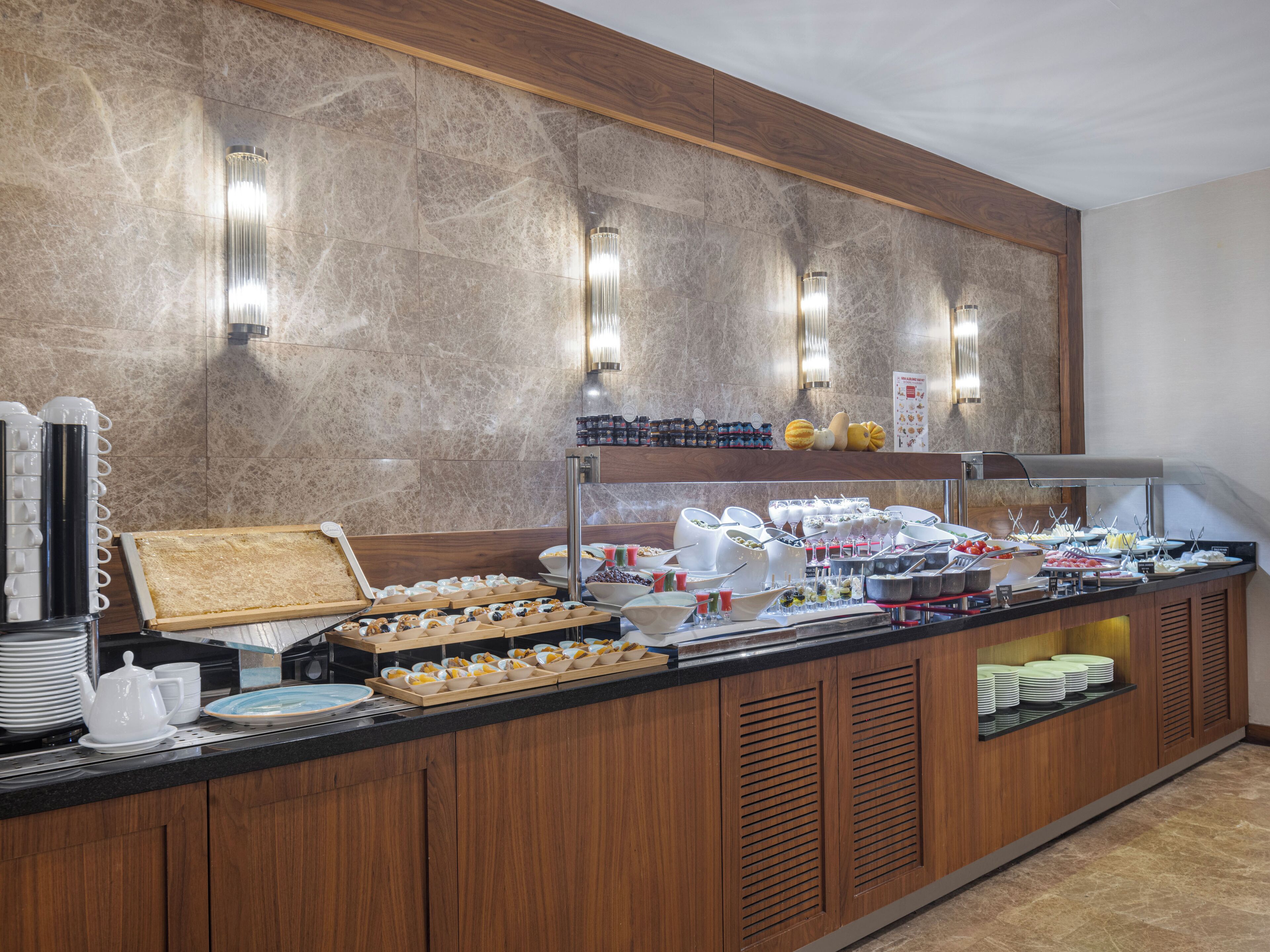 daily buffet breakfast (eur 15 per person)