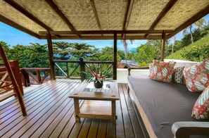 Superior Double Room, 1 King Bed, Terrace, Bay View | Terrace/patio - Janji Laut Resort (Tombariri)