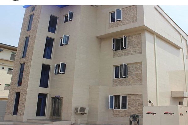 Façade de l’hébergement