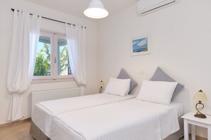 Appartement Luxe, 2 chambres | Literie de qualité supérieure, coffres-forts dans les chambres