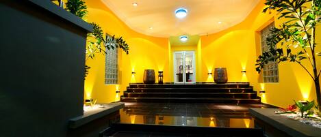 Entrée de l’hébergement