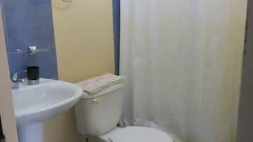 Regadera, amenidades de baño gratuitas, toallas