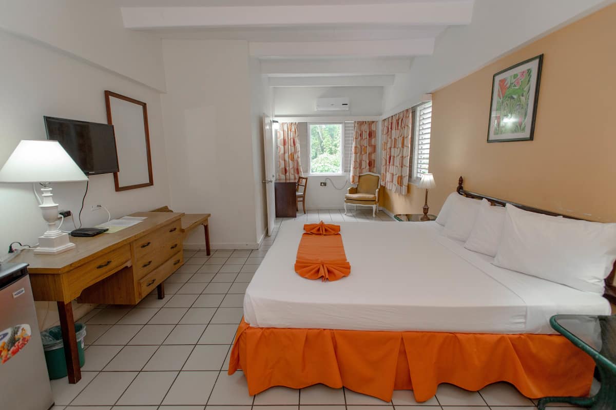Standaard kamer, 1 kingsize bed | Een kluis op de kamer, gratis wifi, beddengoed