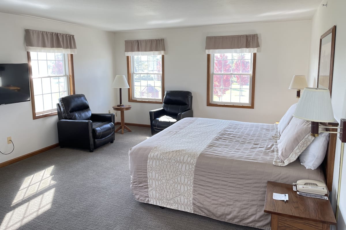 Habitación Grand, 1 cama King size | Tabla de planchar con plancha, cunas, camas extra y wifi gratis