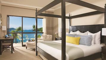 Preferred Club Junior Suite King Ocean View | 1 室のベッドルーム、高級寝具、セーフティボックス (室内)、デスク