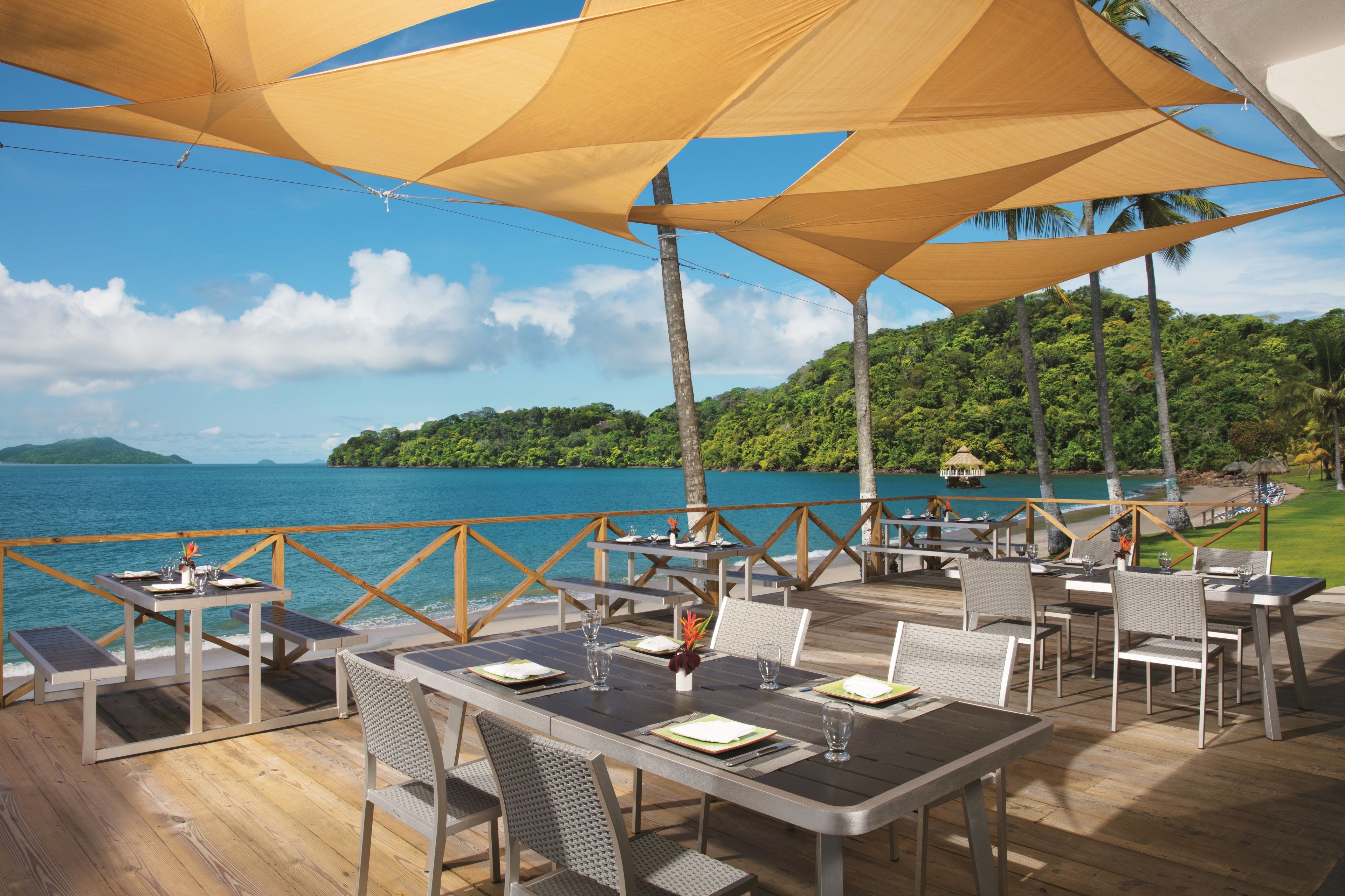 Breakfast served, local and international cuisine