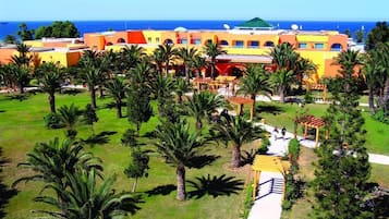 Vue depuis lâhĂ©bergement