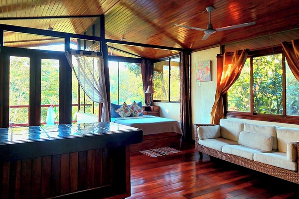 Cabin, 1 Double Bed | Living area