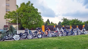 A szálláshely külső területei