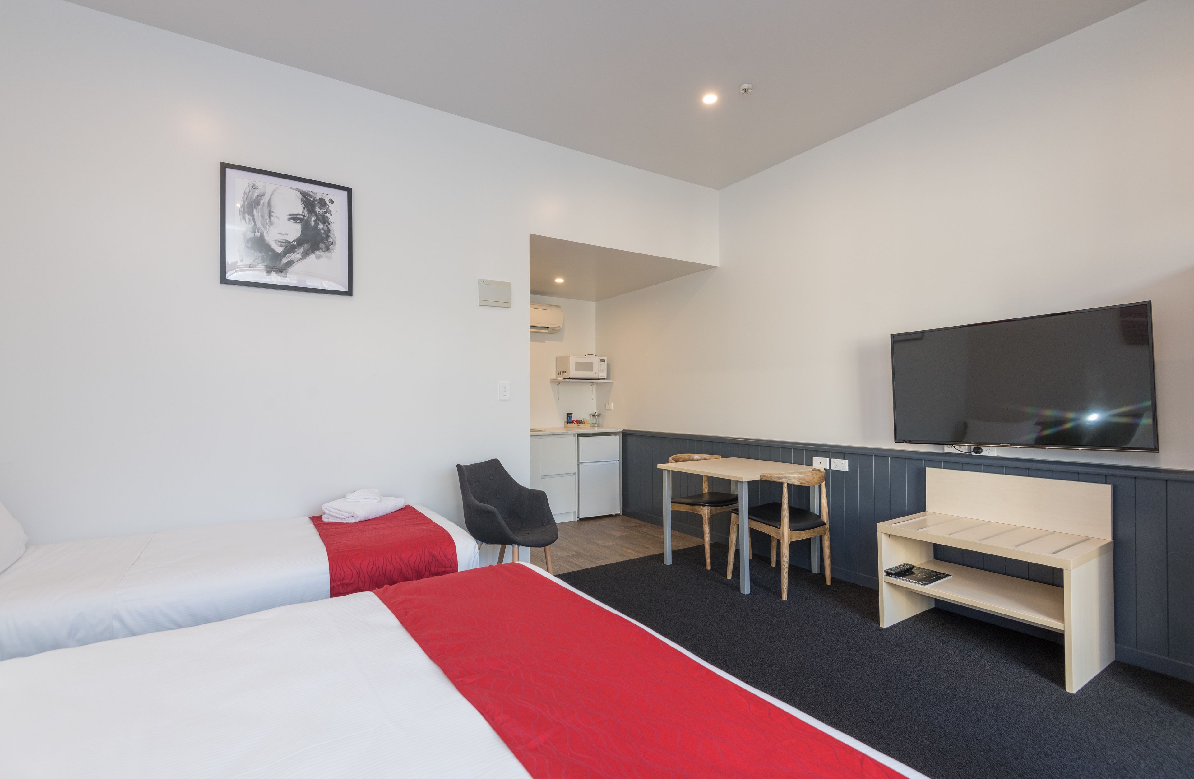 deluxe king & single or triple studio | view from room