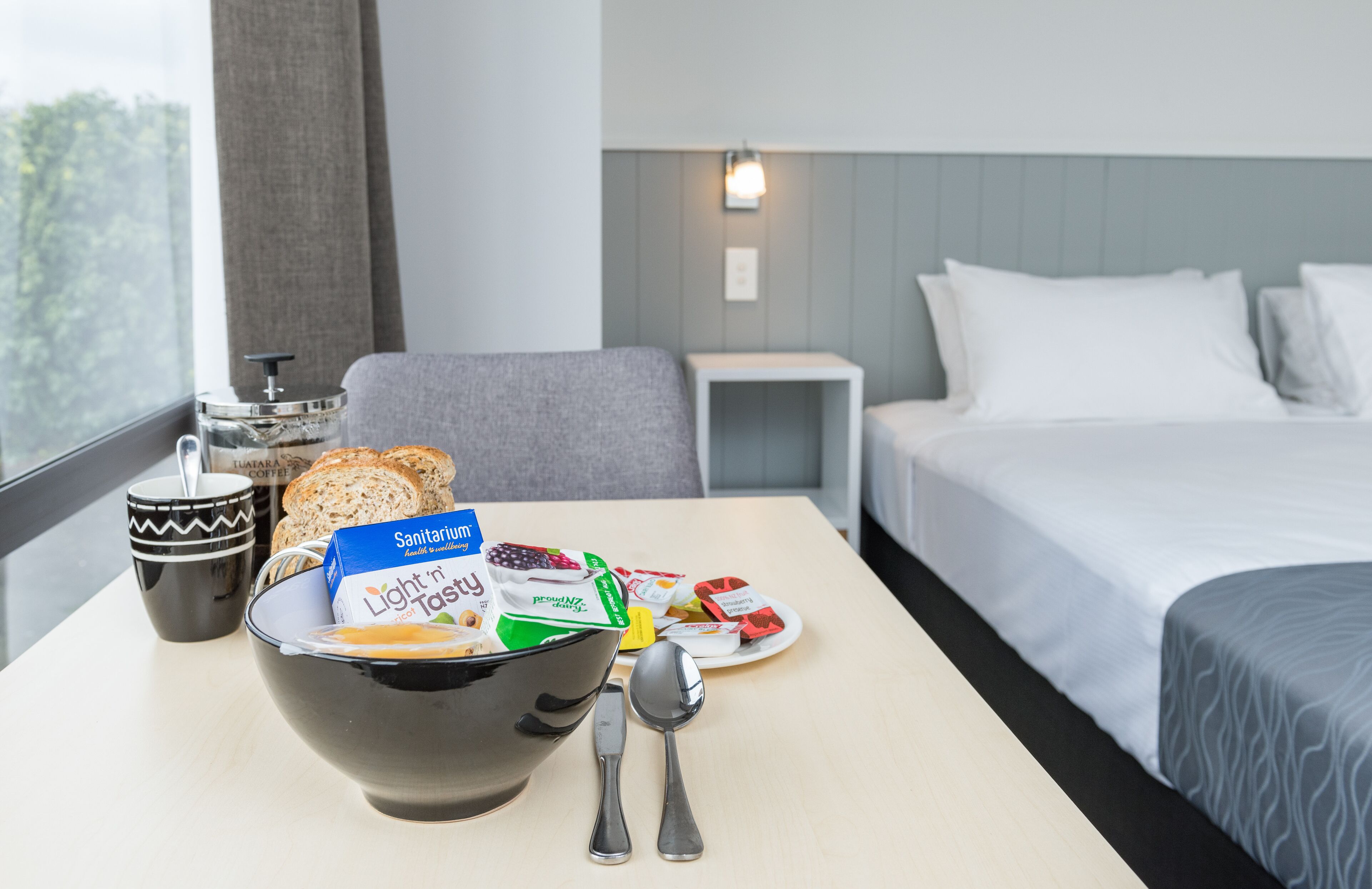 daily continental breakfast (nzd 18 per person)