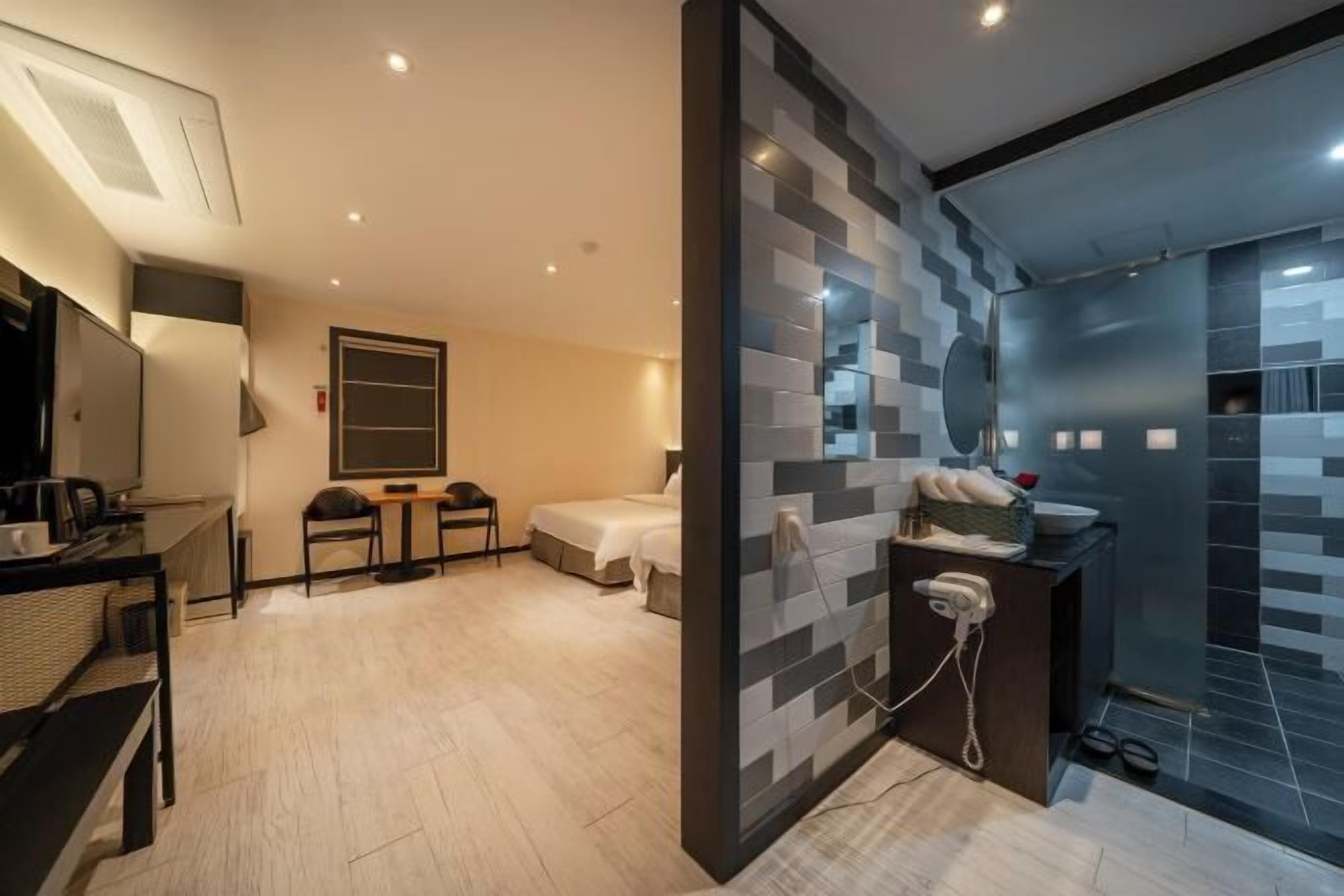 Individually decorated, desk, laptop workspace, free WiFi