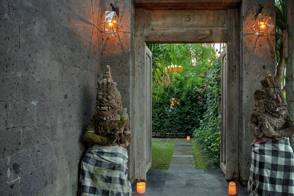 Entrada da propriedade