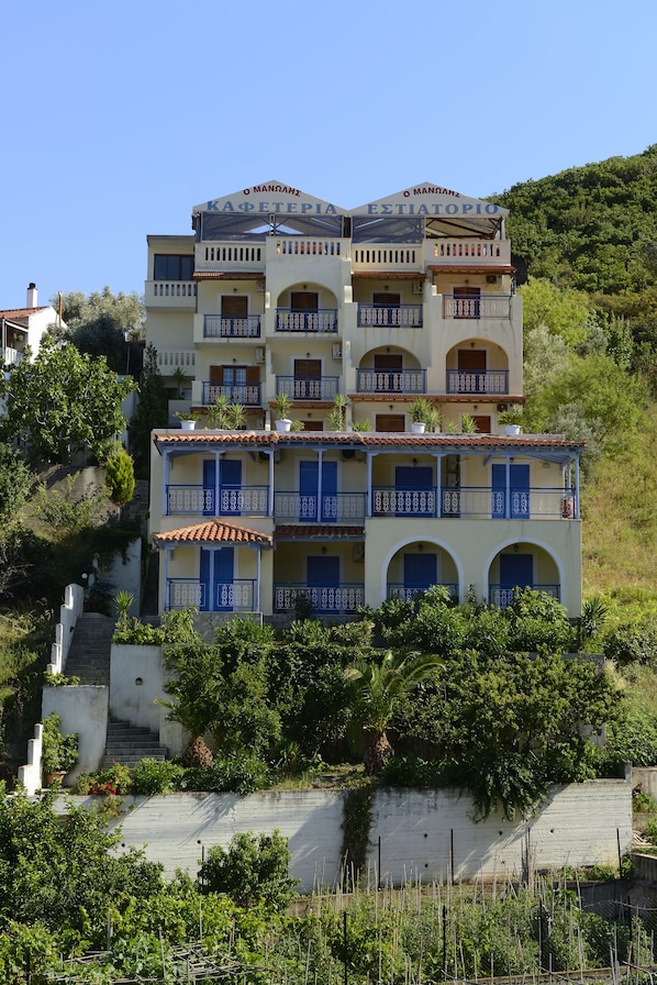 Fassade der Unterkunft