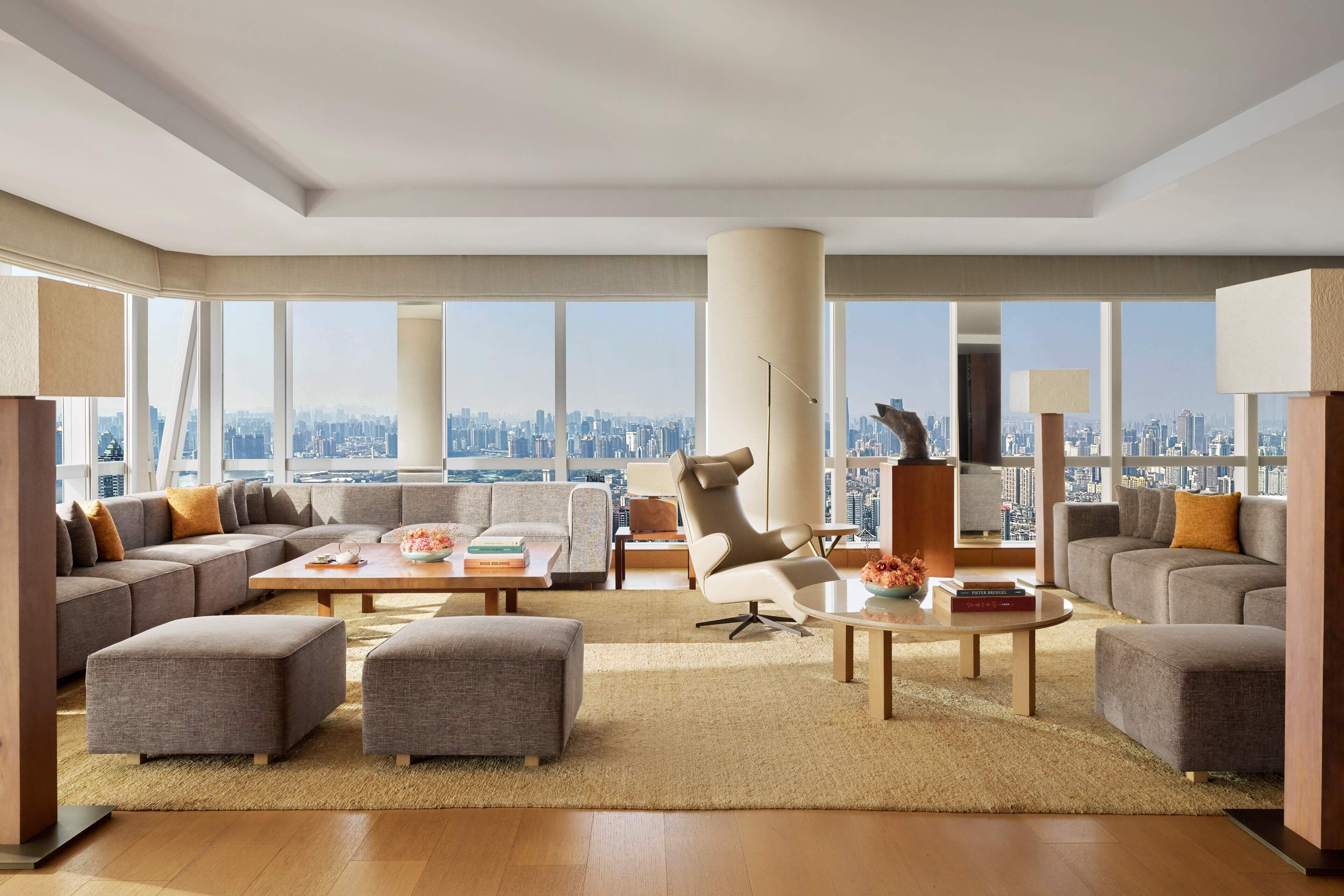 presidential suite | living area | 48-inch led tv with cable channels, tv, pay films