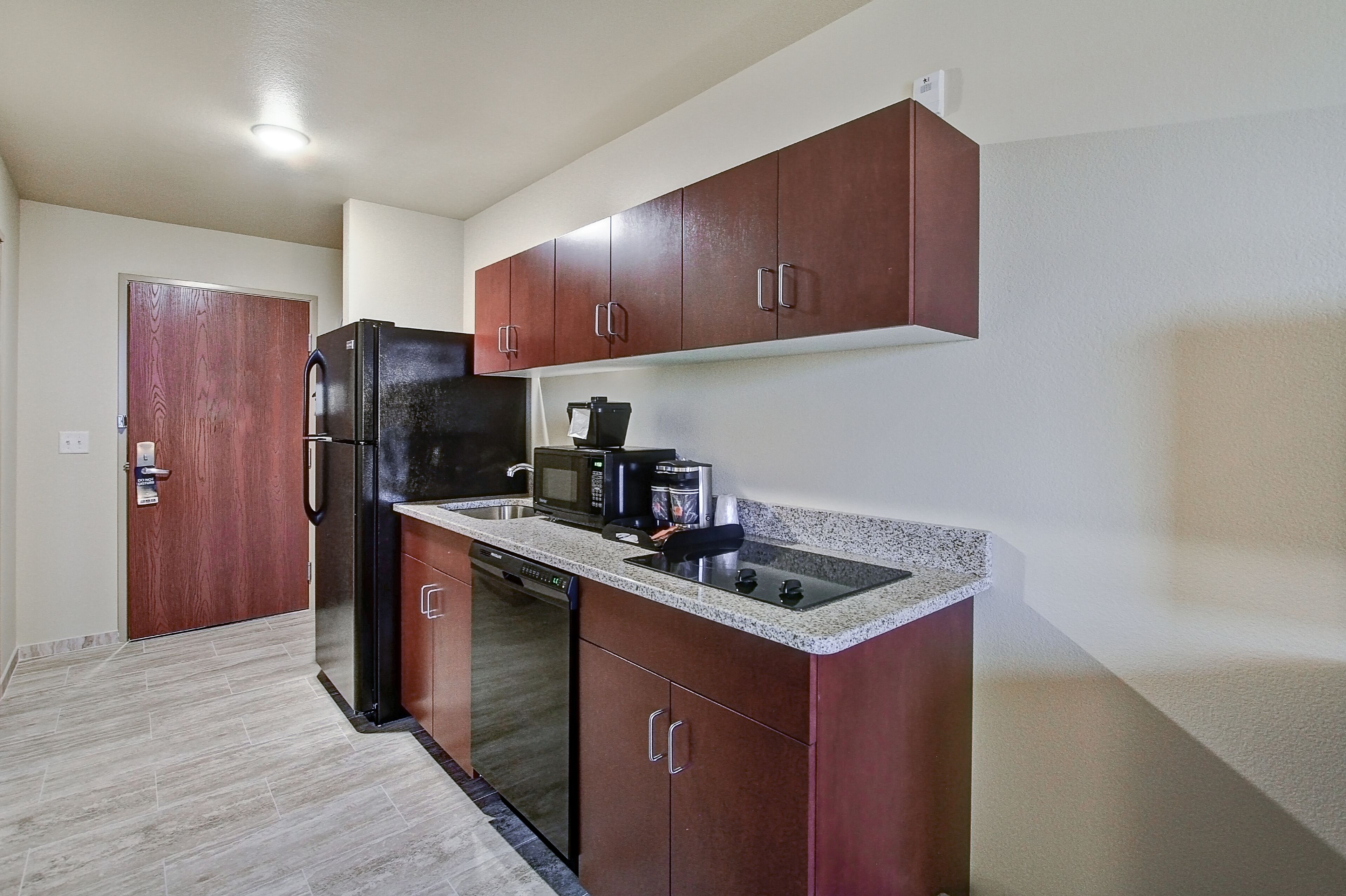 suite, 1 king bed with sofa bed, non smoking | private kitchenette | fridge, microwave, coffee/tea maker