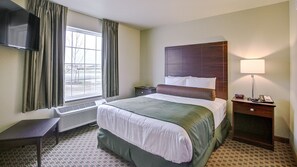 Suite, 1 Queen Bed with Sofa Bed, Accessible Roll in Shower, Non Smoking