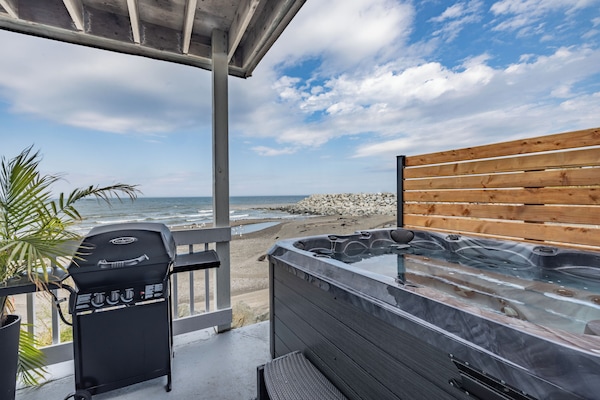 Panorama suite, meerdere slaapkamers, uitzicht op zee | Terras