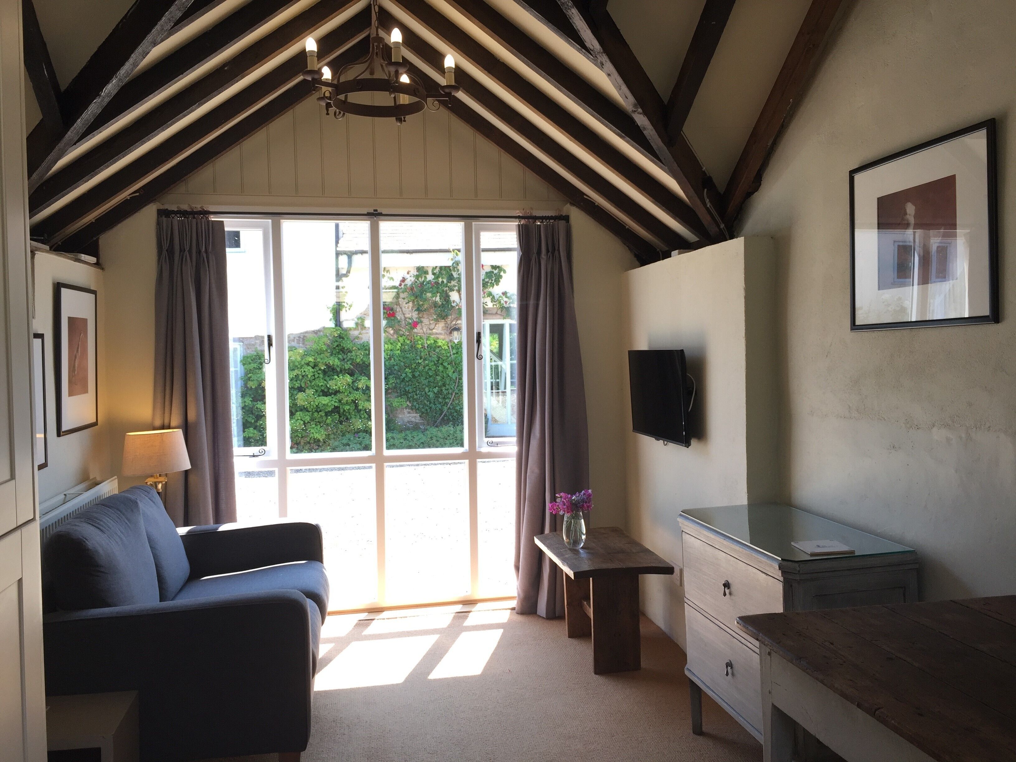 Cottage, 1 Bedroom (Dairy Cottage) | Living area | Flat-screen TV