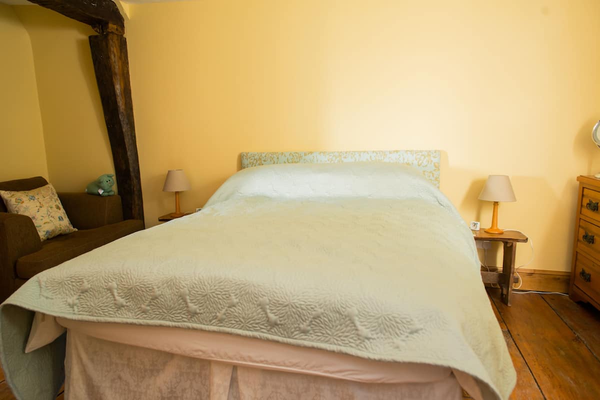 Individually decorated, individually furnished, iron/ironing board