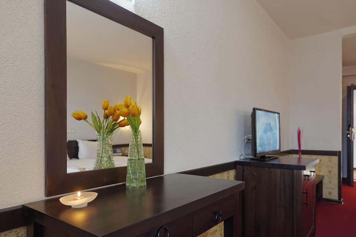 Desk, soundproofing, iron/ironing board, free cribs/infant beds