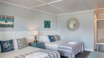 Single Room, 2 Queen Beds | In-room safe, individually decorated, free WiFi, bed sheets