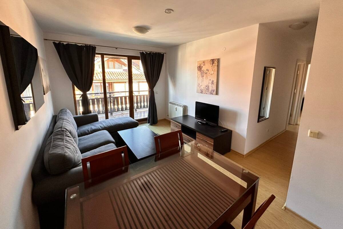 Economy Apartment, 2 Bedrooms, Kitchen (Free Sauna, Steambath & Jacuzzi) | Living area | Flat-screen TV