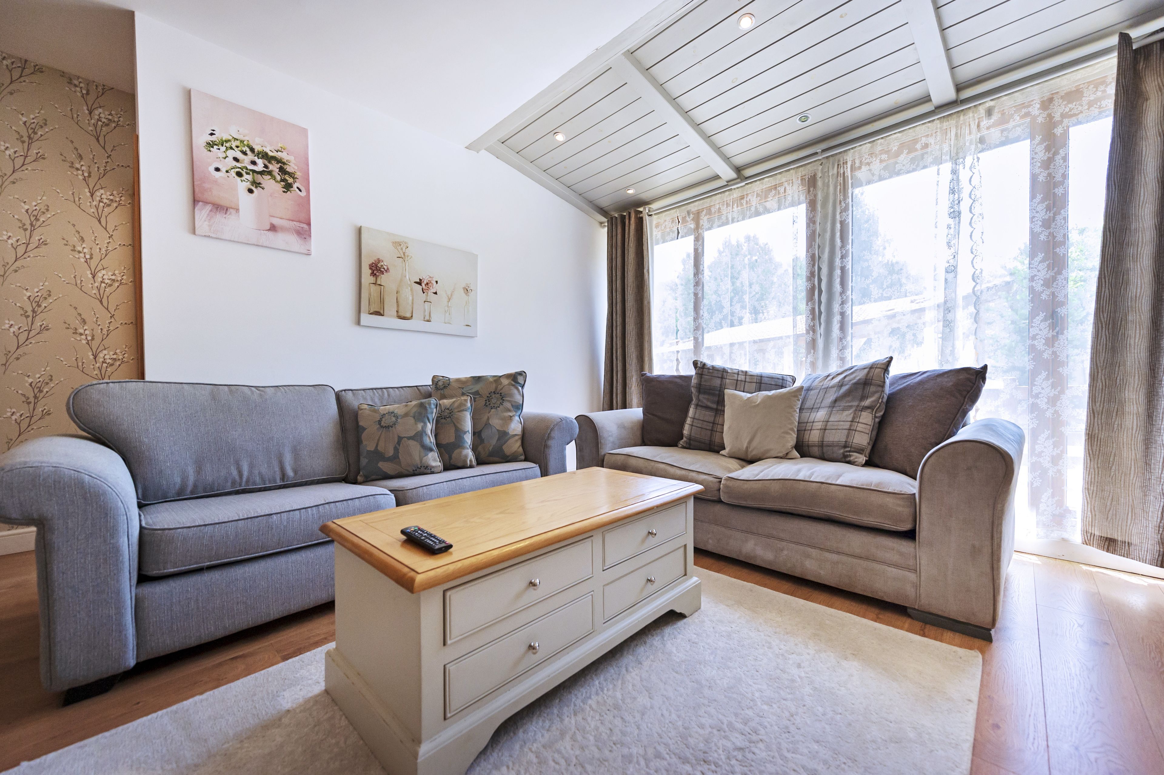 Apartment, 2 Bedrooms | Living area | Flat-screen TV, fireplace