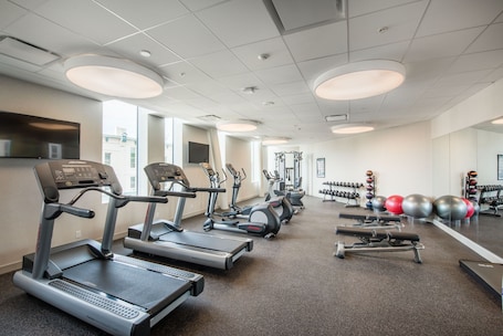Fitness facility. The Hotel At Oberlin