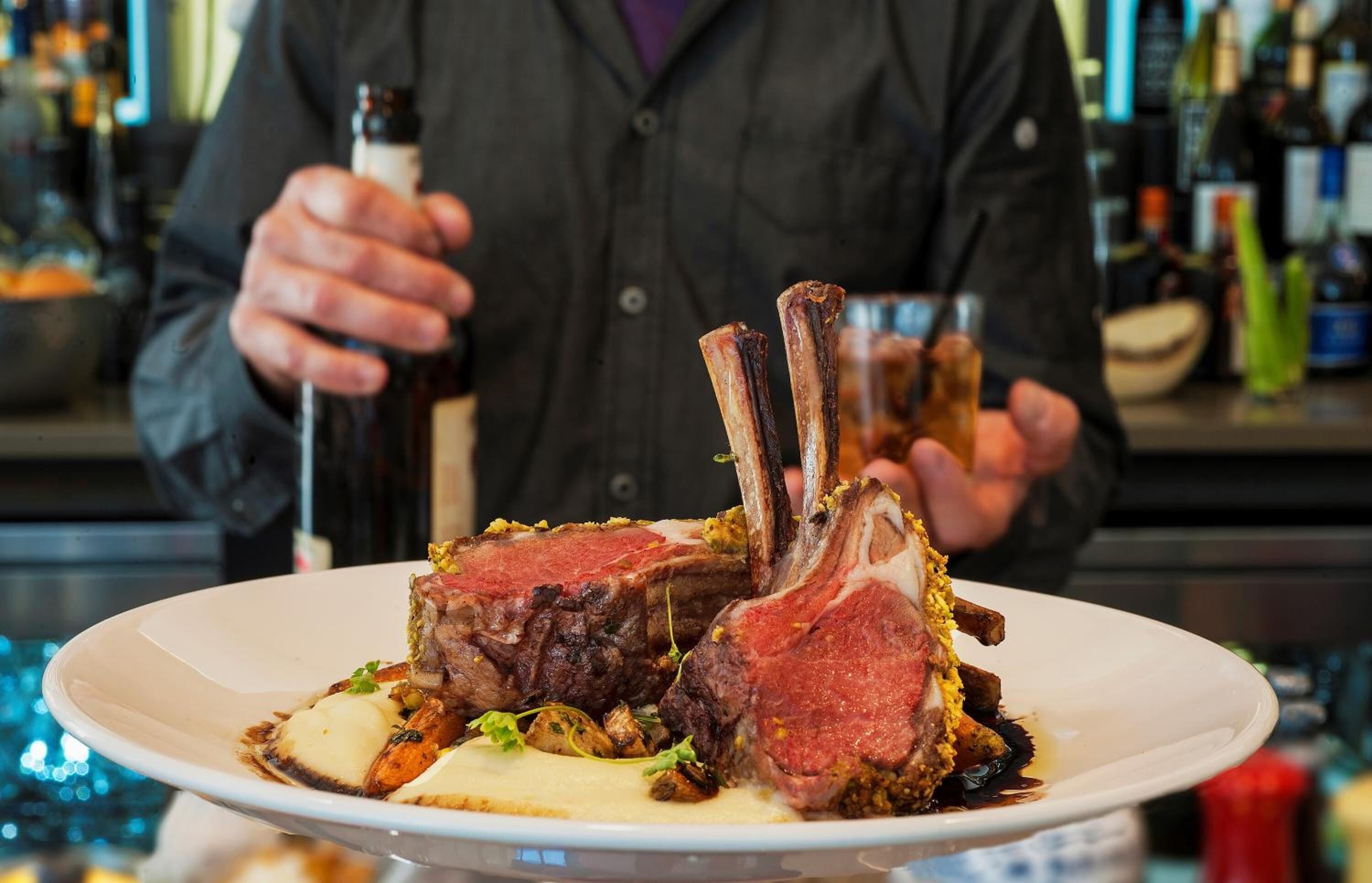 breakfast, lunch, dinner served; american cuisine