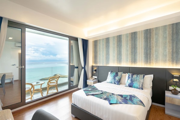 Habitación doble Premium, balcón, vista al mar | Vista desde la habitación