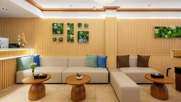 Sala de estar en el lobby