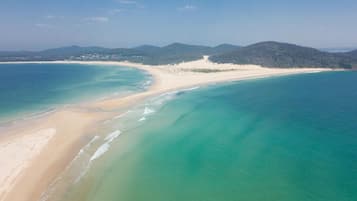 Beach nearby, white sand