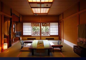 Superior Japanese-Style House-Annex | Living area | Flat-screen TV - Chikurakan (Minamiboso)
