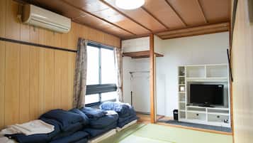 Down duvets, blackout curtains, iron/ironing board, free WiFi
