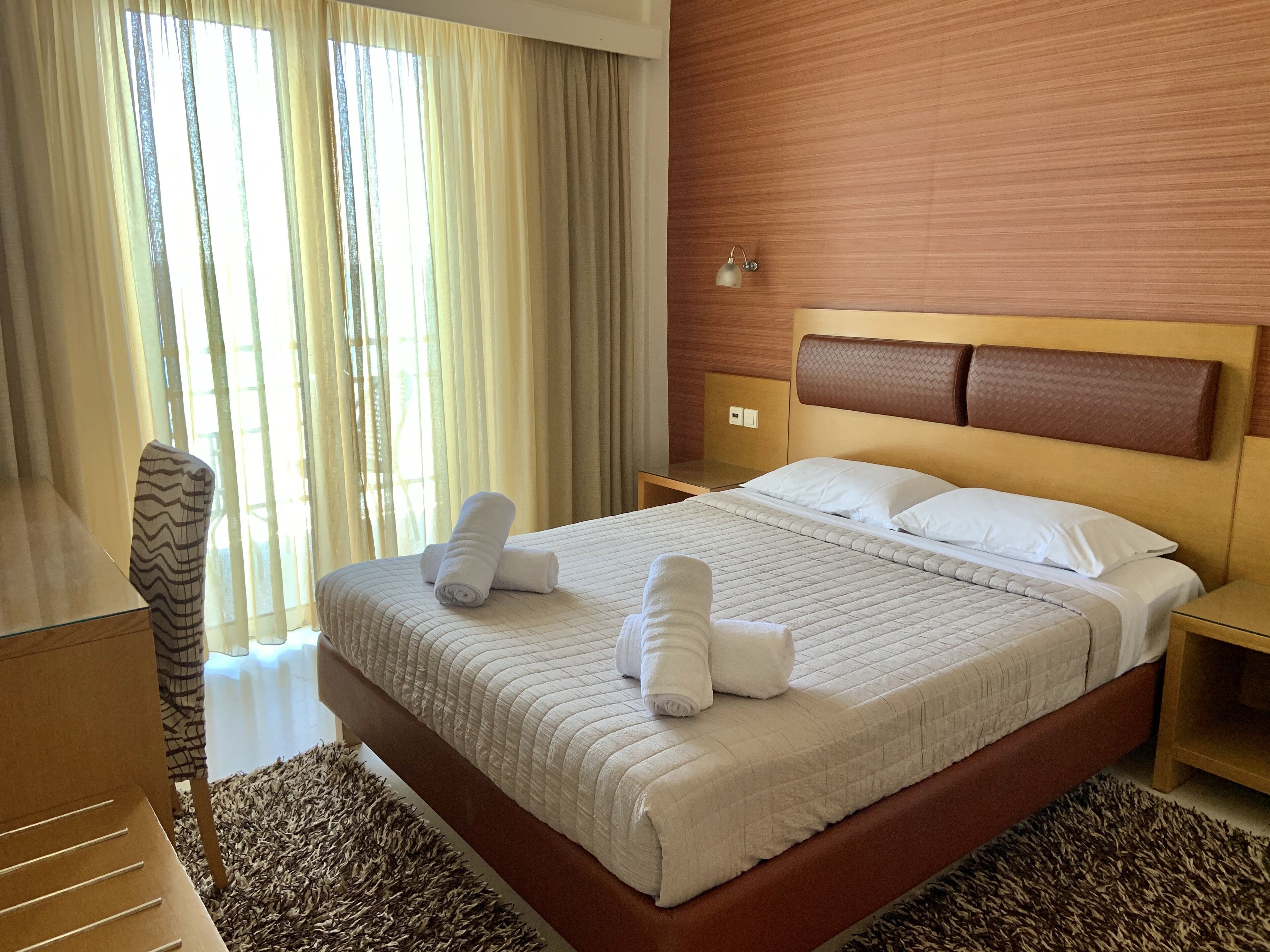 iron/ironing board, free cots/infant beds, free wifi, bed sheets