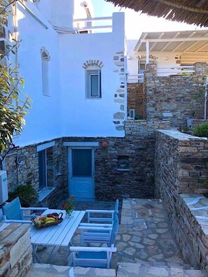 Apartment, Garden View | Terrace/patio - Antiparos View (Antiparos)